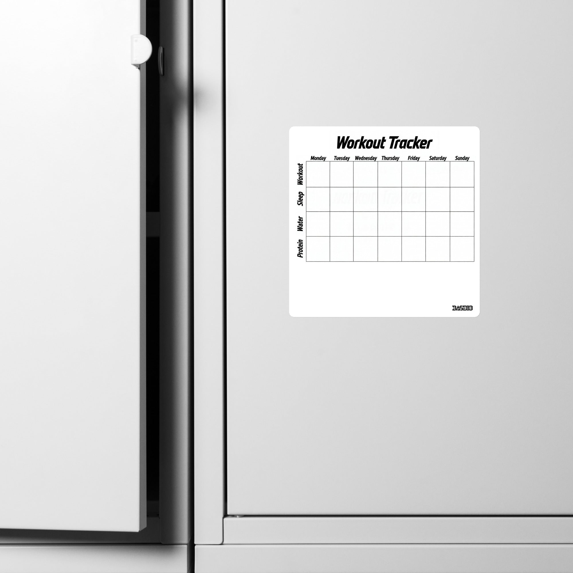 Workout Tracker - Fridge Magnet